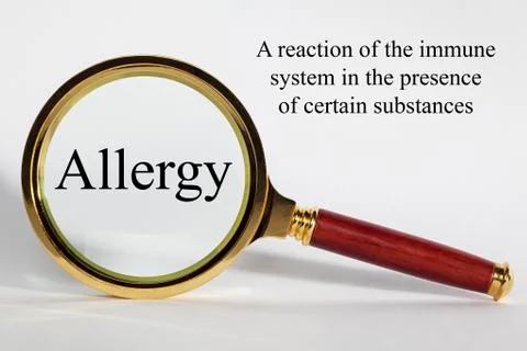 Allergy concept Stock Illustration