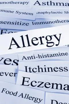 Allergy concept Stock Photos