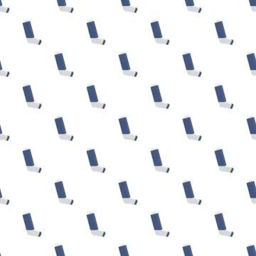 Allergy inhaler pattern seamless vector Stock Illustration