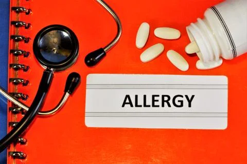 Allergy response of the immune system Stock-Fotos