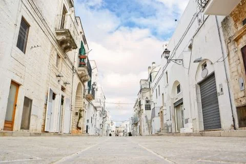 Alley of Cisternino (Italy) Stock Photos
