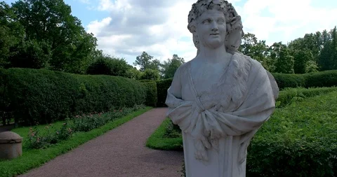 Alleys in Gatchina Stock Footage 97066346