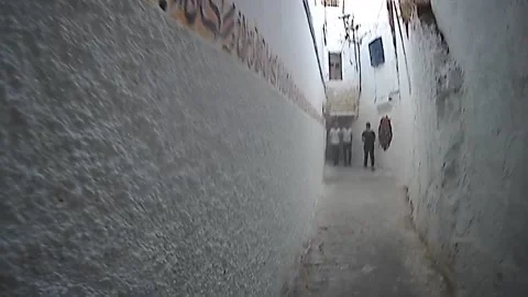 The alleys of Tlemcen city Stock Footage 130417136