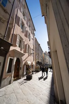 Alleys of Trieste Stock Photos