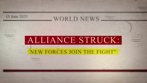 ALLIANCE STRUCK NEW FORCES JOIN THE FIGHT Stock Footage 319386613