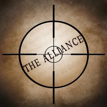 The alliance target Stock Illustration