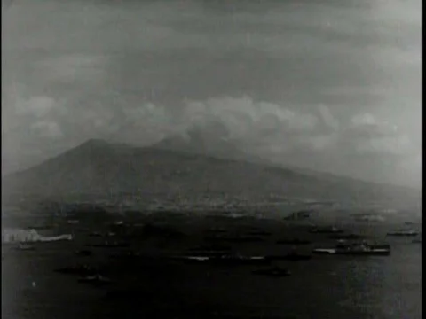 Allied troops, including General Alexander McCarrell Patch and Vice Admiral Stock Footage 75282233