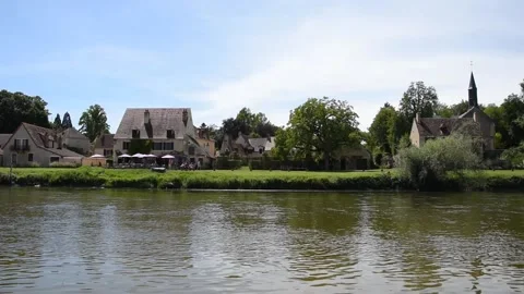 Allier river Stock Footage 134518475