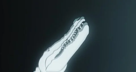 Alligator with its mouth open trying to bite Stock Footage 314505818