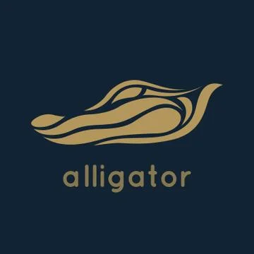 Alligator logo vector Stock Illustration
