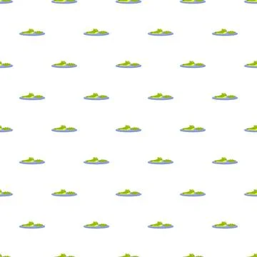 Alligator or crocodile repeating pattern for children background Stock Illustration