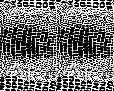 Alligator skin, seamless pattern Stock Illustration