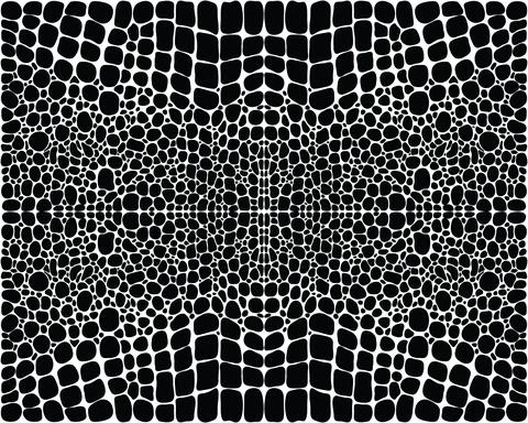 Alligator skin, seamless pattern Stock Illustration