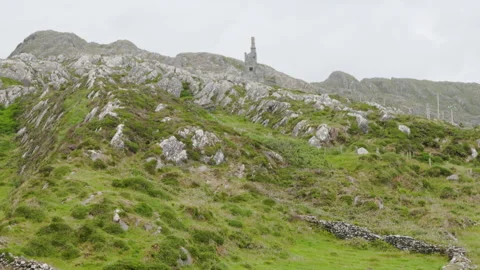 Allihies copper mine - reverse this Video stock 245558515