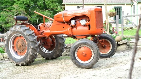 Allis Chalmers tractor Stock Footage 111679229