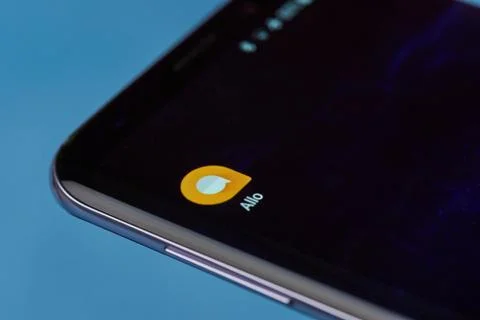 Allo application icon Stock Photos