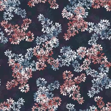 Allover,Abstract,Floral,Pattern,With,New,Style,Texture,Type,Effect Stock-Illustration