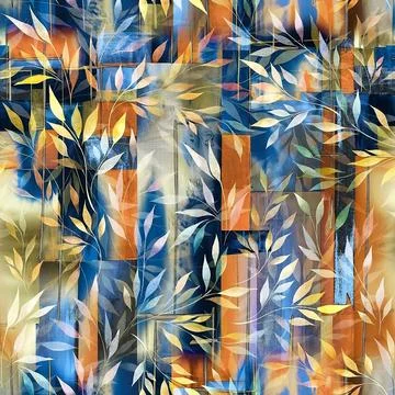 All,Over,Design,Digital,Design,Border,Mother,Collocation,Pattern,Seamless Stock-Illustration