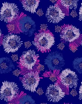 All,Over,Design,Digital,Design,Border,Mother,Collocation,Pattern,Seamless Stock-Illustration