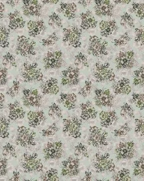 All,Over,Design,Digital,Design,Border,Mother,Collocation,Pattern,Seamless Stock-Illustration