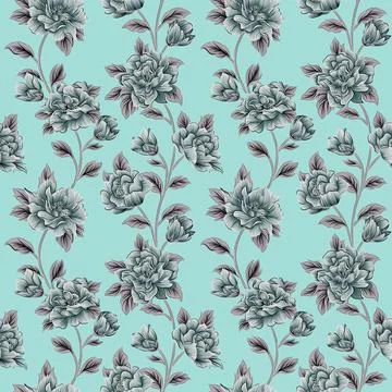 Allover,Multi,Seamless,Pattern,For,Print Illustration