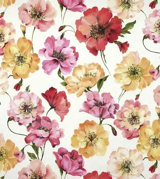 Allover,Pattern,Seamless,Floral,Pattern,New,Digital,Print,Textile,Design Stock Illustration