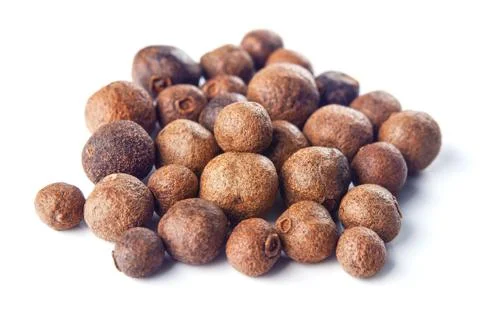 Allspice isolated on white Stock Photos