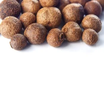 Allspice isolated on white Stock Photos