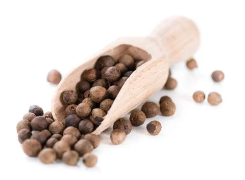Allspice (isolated on white) Stock Photos
