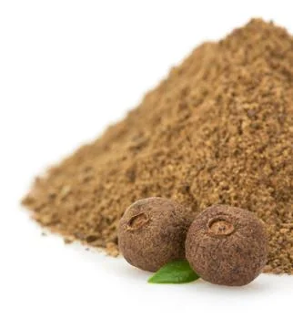 Allspice on white background Stock Photos