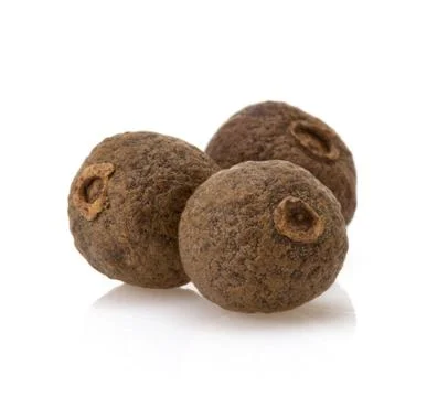 Allspices on white background Stock Photos