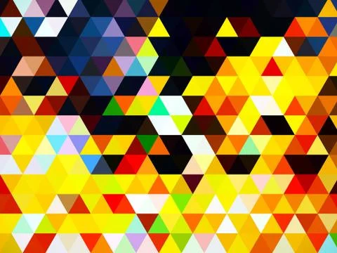 An alluring distinctive illustration of colorful pattern of squares Stock Illustration