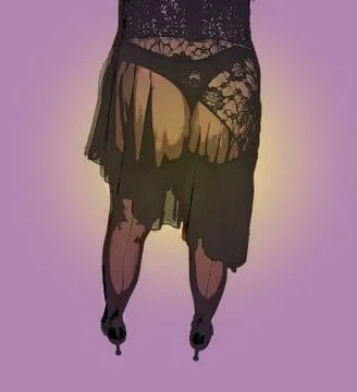 Alluring woman Stock Illustration
