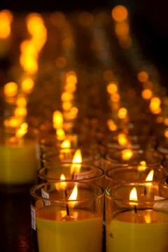Allusions candles Stock Photos