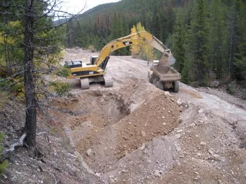 Alluvial Gold Mining Stock Photos