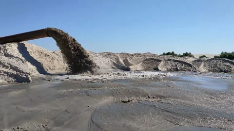 Alluvium of sand from Stock Footage 140995110