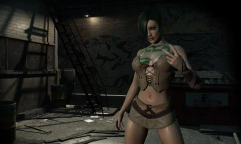 Ally Punk Stock-Illustration