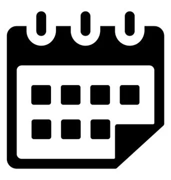 Almanac Calendar Vector Illustrazione stock