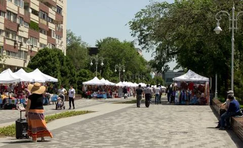 Almaty Arbat Stock Photos