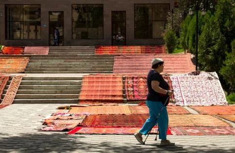 Almaty Arbat Stock Photos