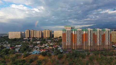 Almaty city Stock Footage 250605141