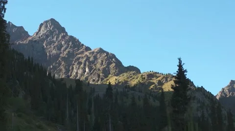 Almaty mountains 库存影片 46051136