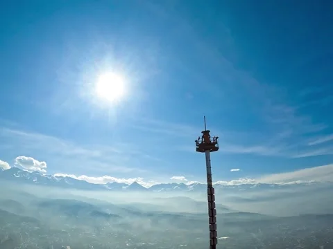 Almaty Tower Stock Footage 278453858