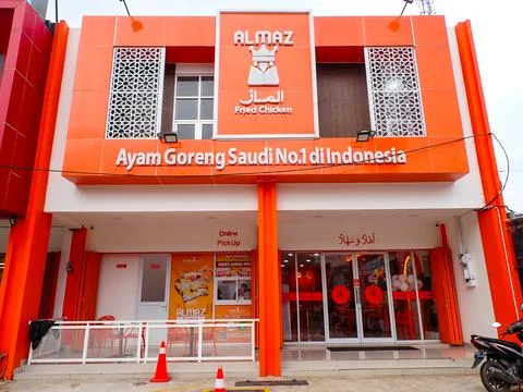Almaz fried chicken Foto stock