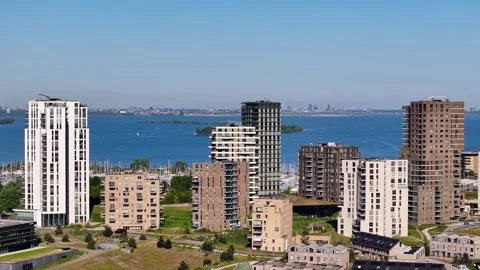 Almere Duin from the Sky Video stock 309866566