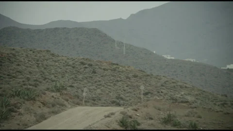 Almeria Road Dron Map, Spain Stock Footage 233615693