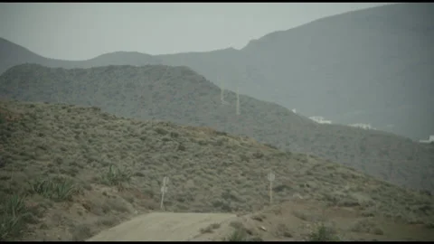 Almeria Road Dron Map, Spain Stock Footage 233616673