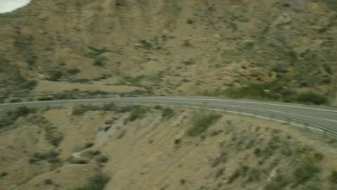 Almeria Road Dron Map, Spain Stock Footage 233698013