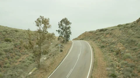 Almeria Road Dron Map, Spain Stock Footage 233701410
