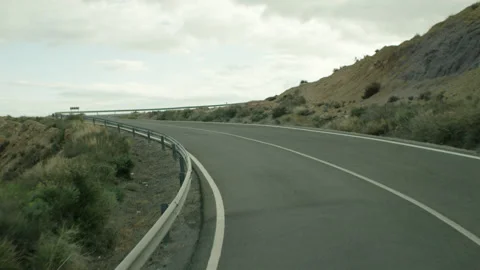 Almeria Road Dron Map, Spain Stock Footage 233716593